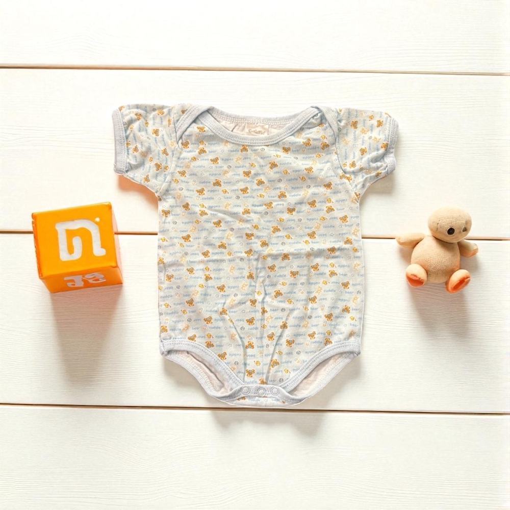 Charming Yellow Floral Baby Bodysuit